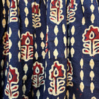 Cotton handblock(Bagru print) peplum top