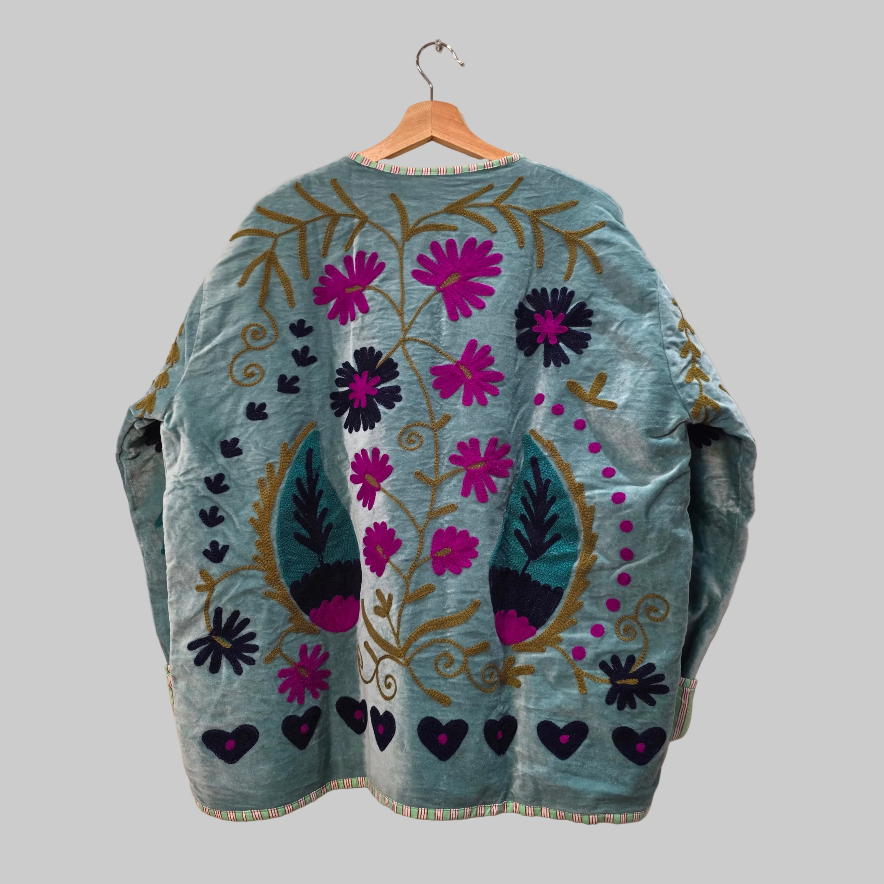 Mango Velvet Suzani jacket