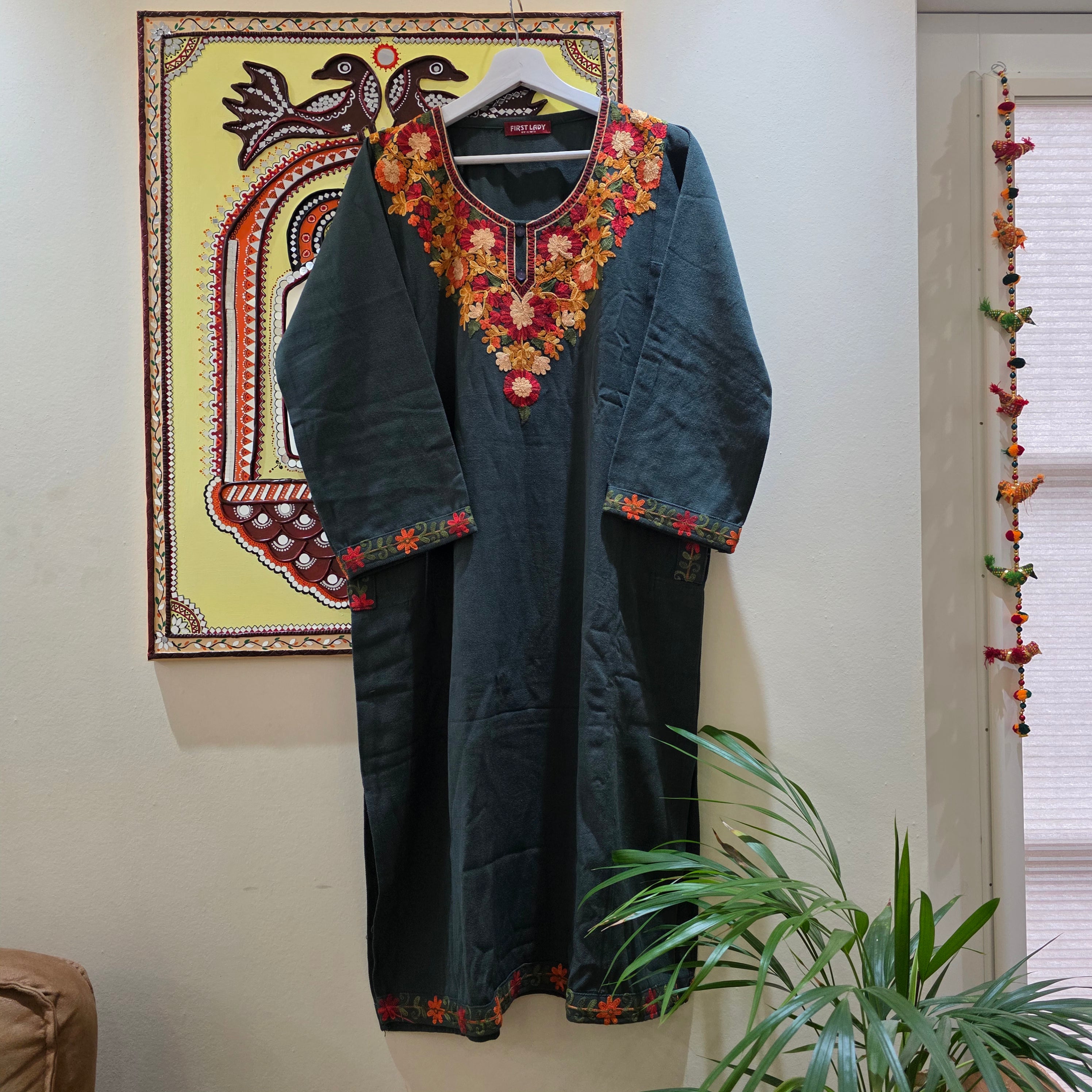 Kashmiri embroidery Pheran/Dress
