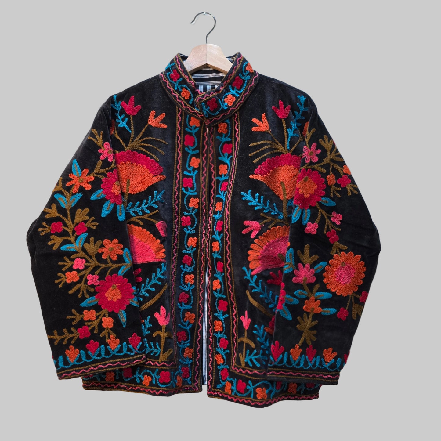 Flower Velvet Suzani jacket