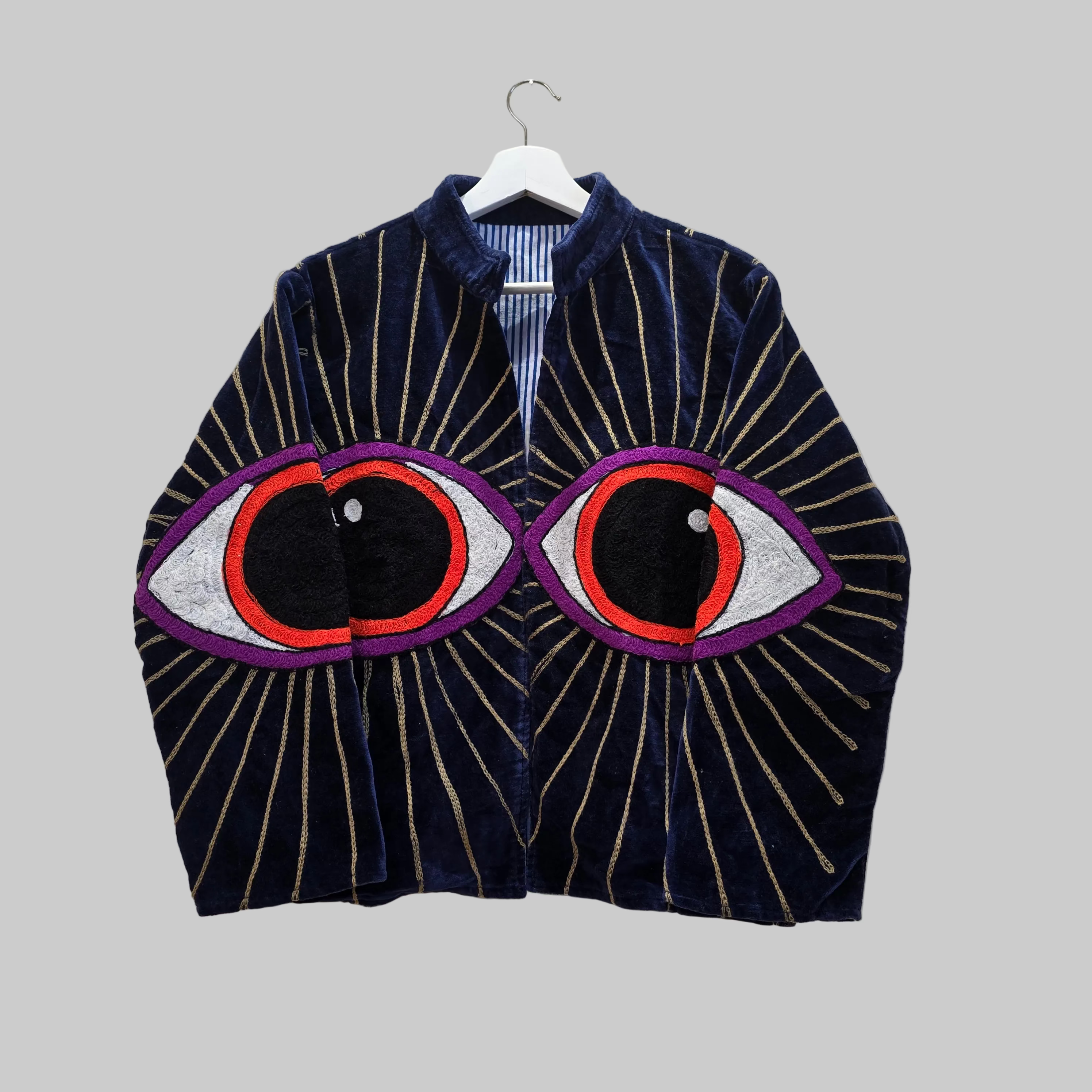 Eyes Velvet Suzani jacket