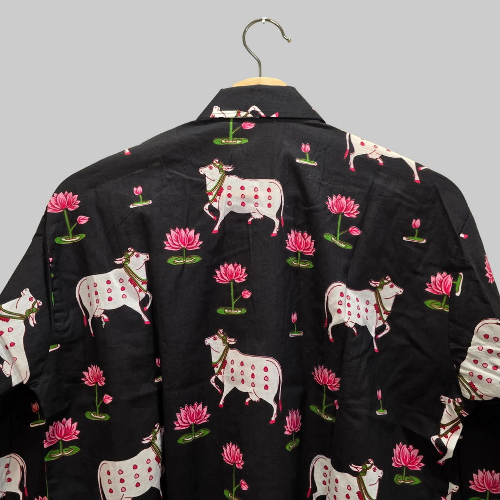Cotton Handblock print shirt