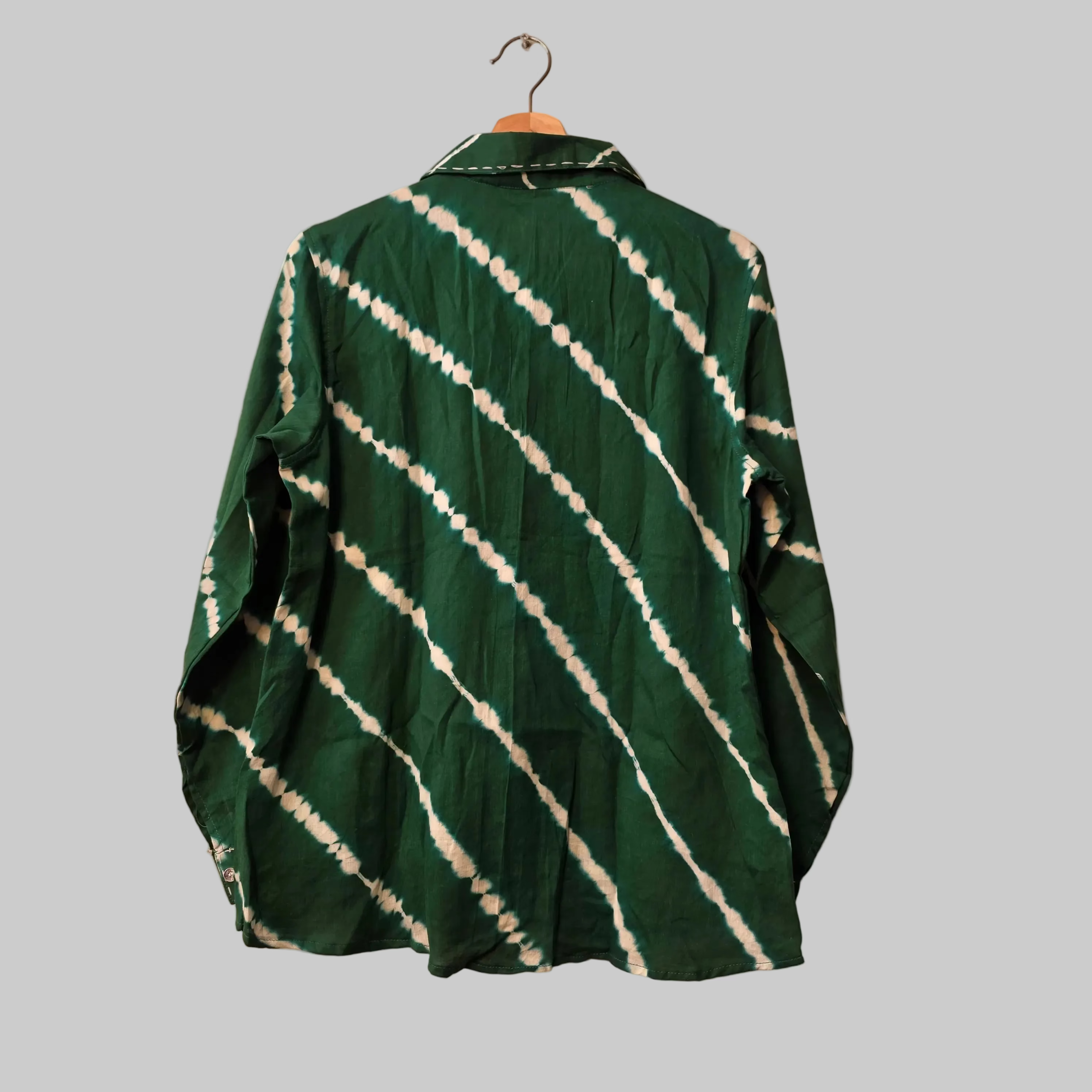 Green Lehariya(waves) Shirt