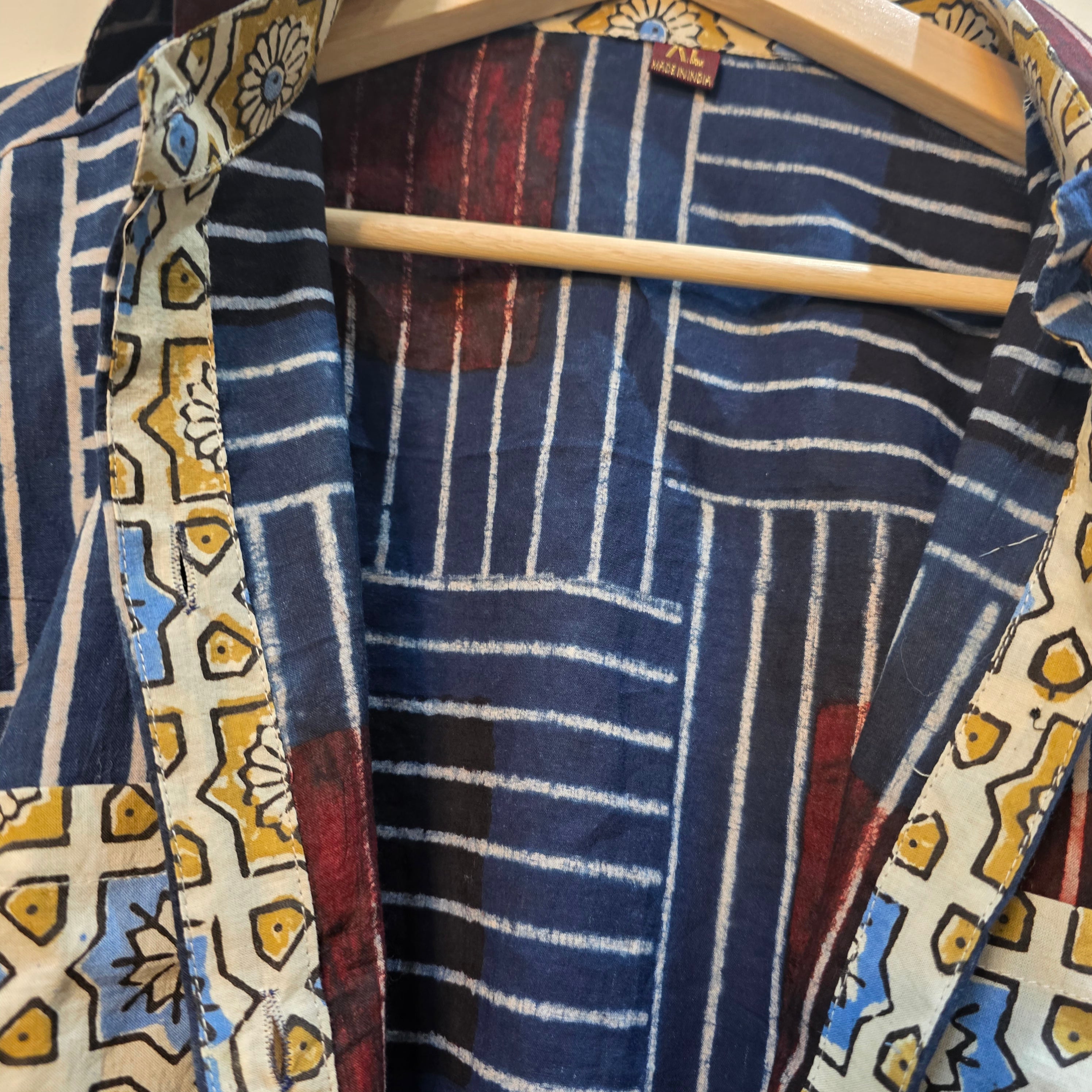 Cotton Ajrakh print shirt