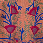 Flower Jute Suzani jacket