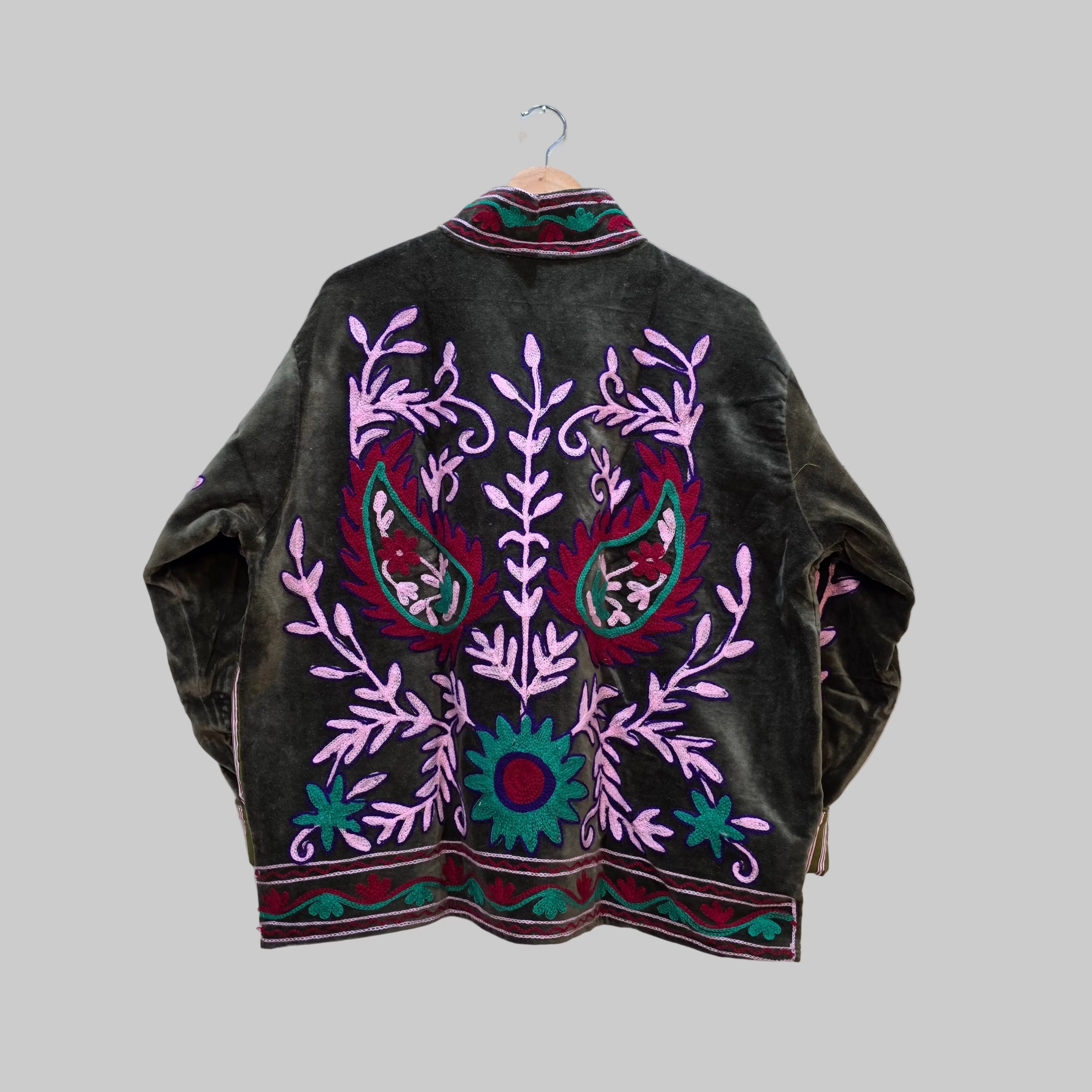 Mango Velvet Suzani jacket