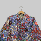 Handblock printed reversible jacket