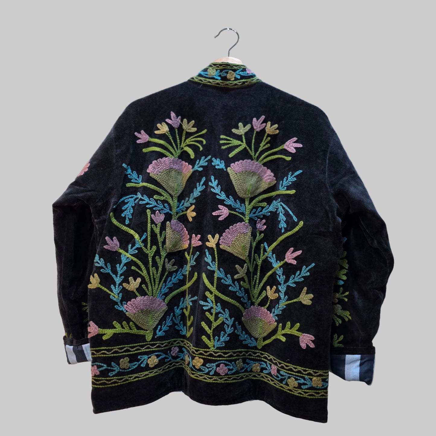 Flower Velvet Suzani jacket