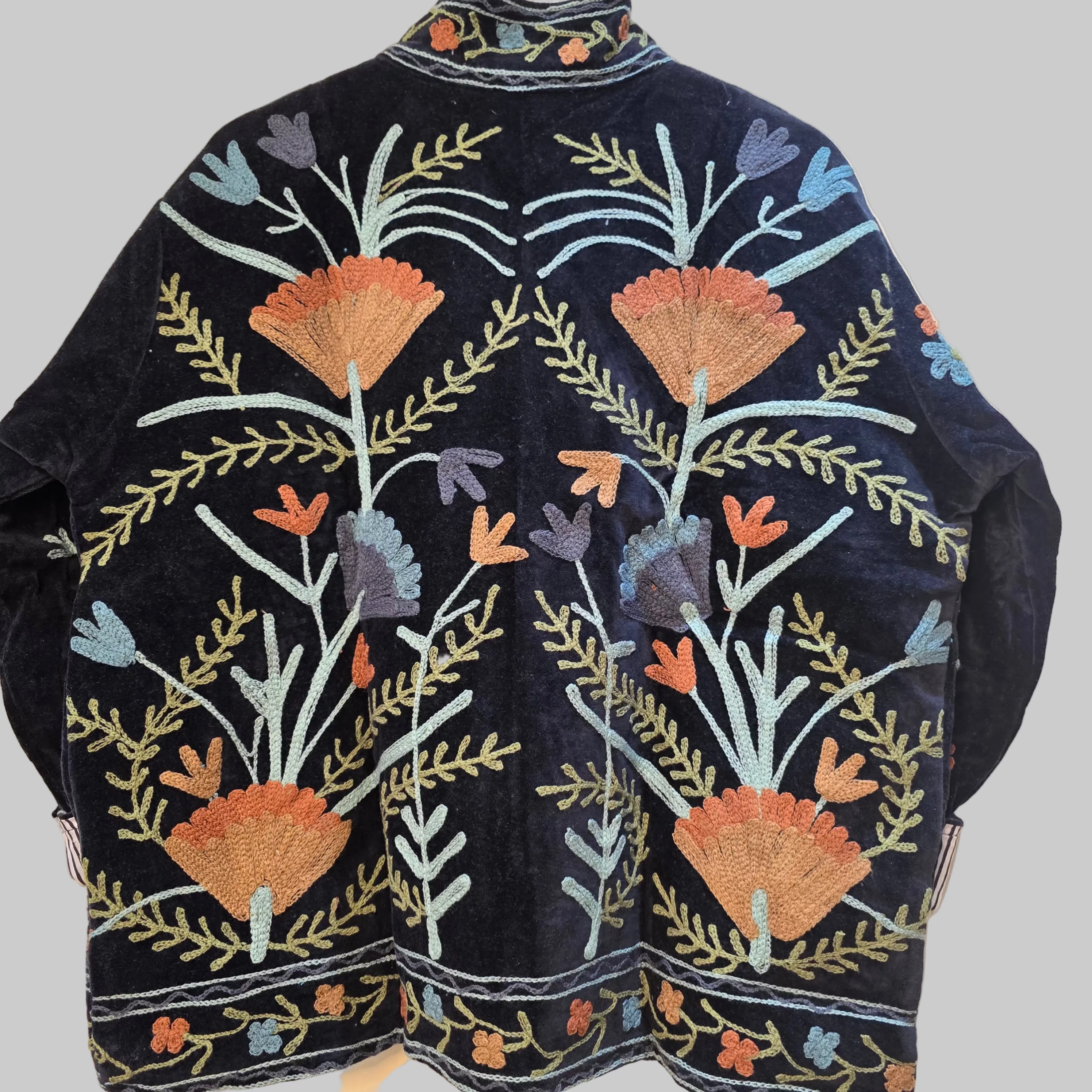 Flower Velvet Suzani jacket