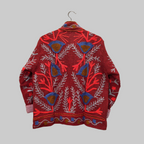 Flower Jute Suzani jacket