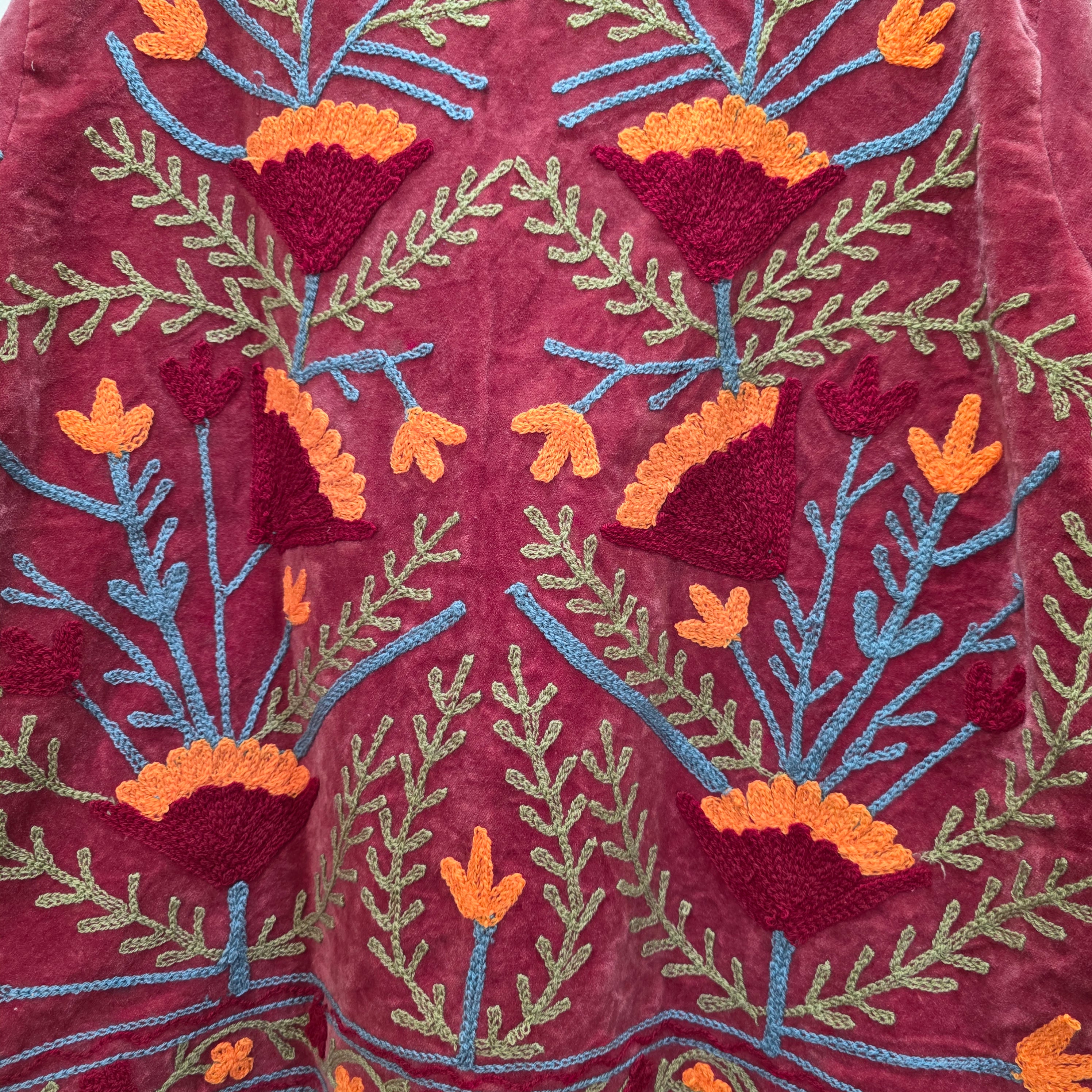 Flower Velvet Suzani jacket