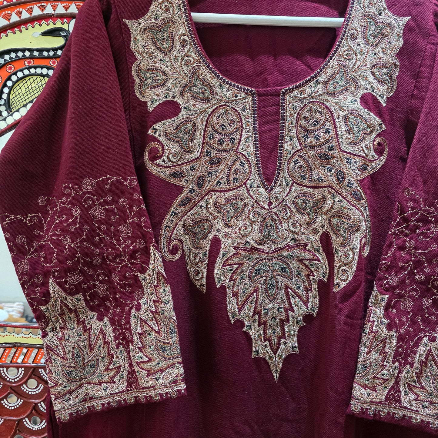 Kashmiri embroidery Pheran/Dress