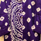 Purple half mandala blouse