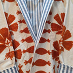 Dancing Birds Velvet Suzani jacket