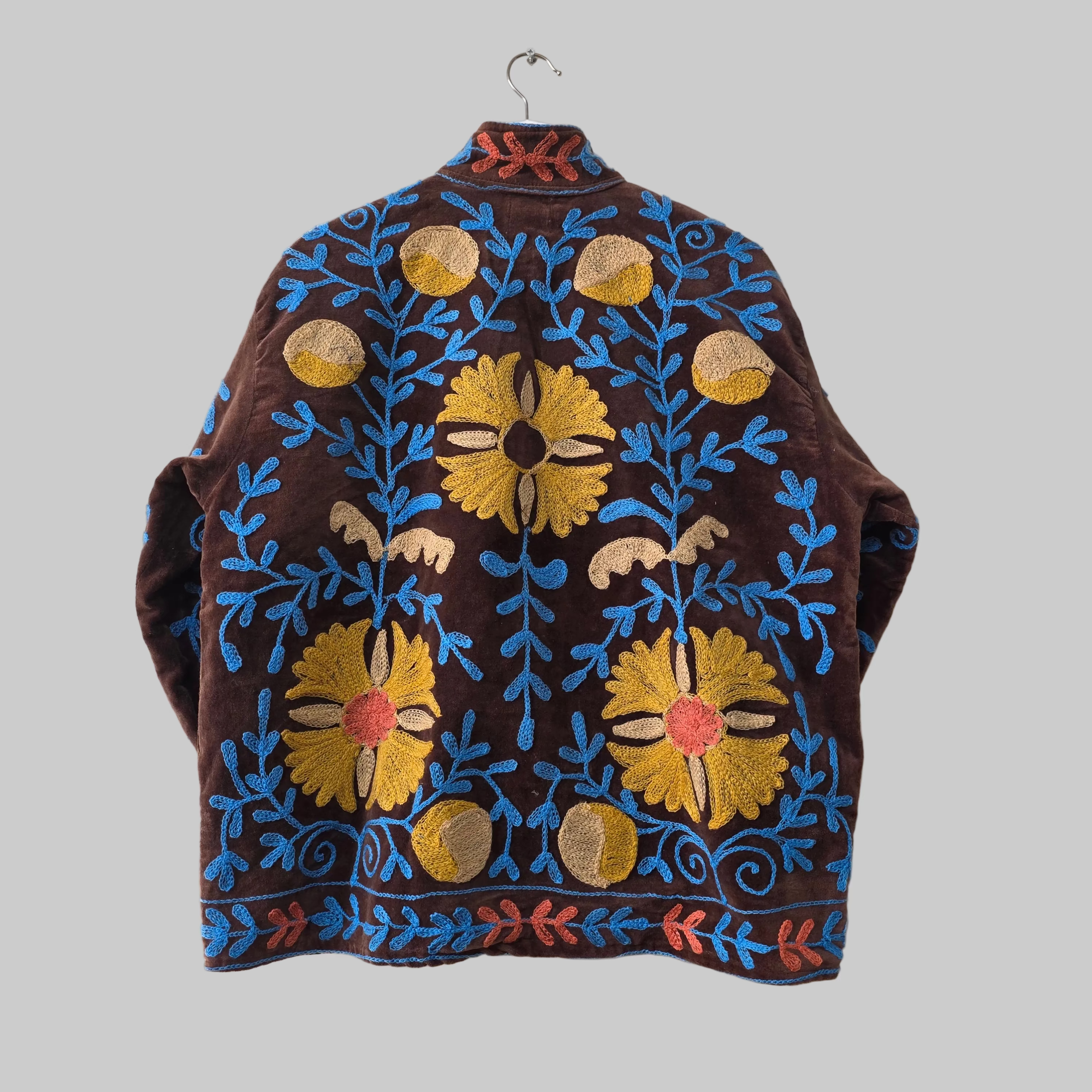 Blooming flower suzani jacket