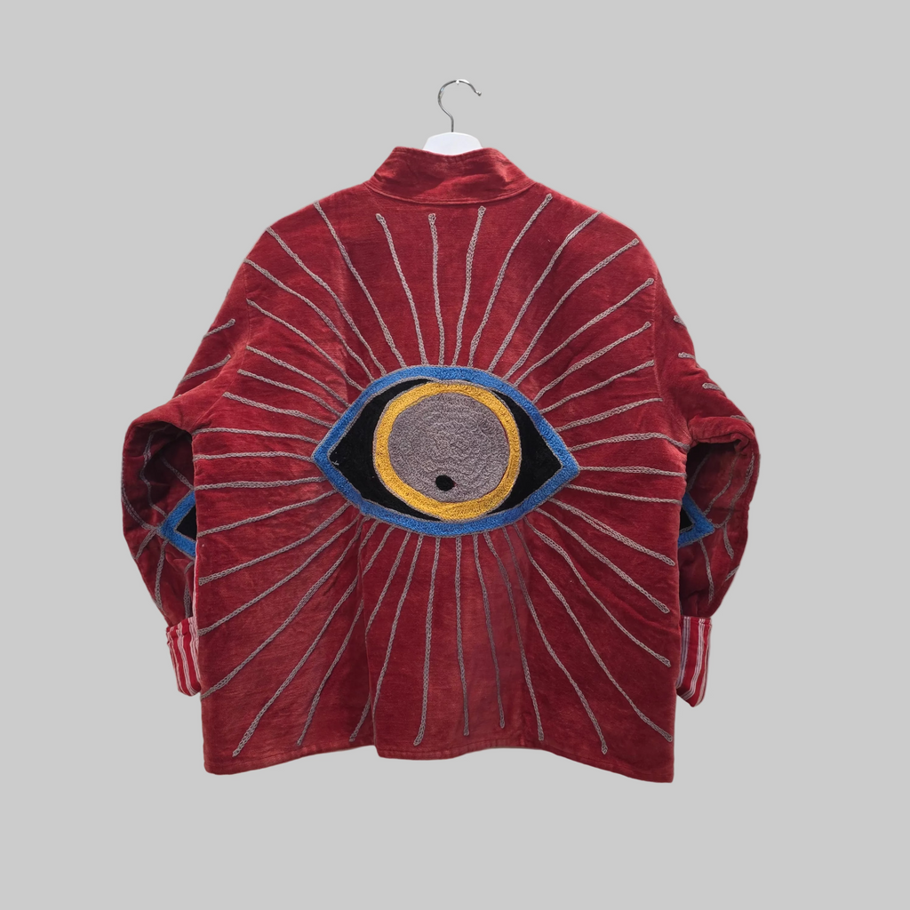 Eyes Velvet Suzani jacket