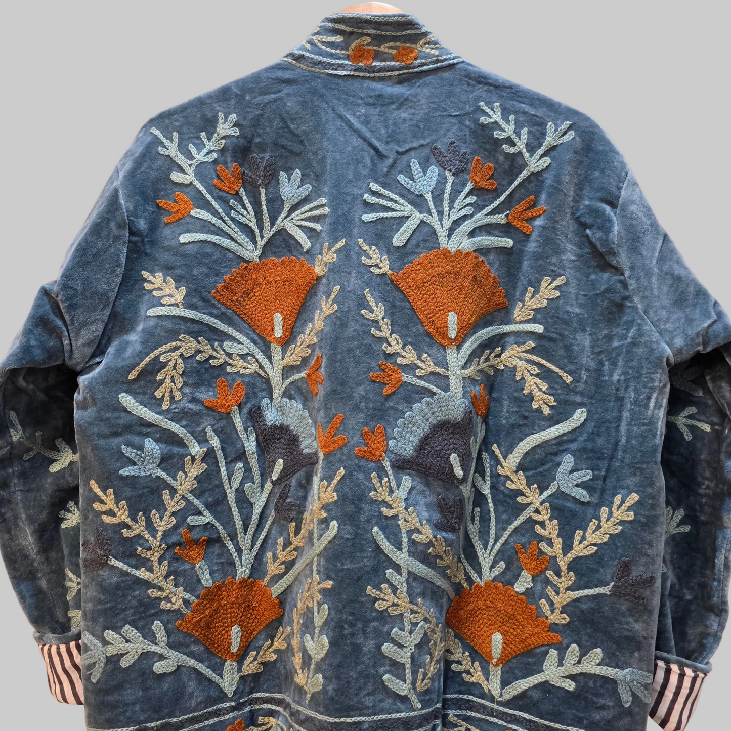 Flower Velvet Suzani jacket