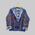 Parrot Jute Suzani jacket