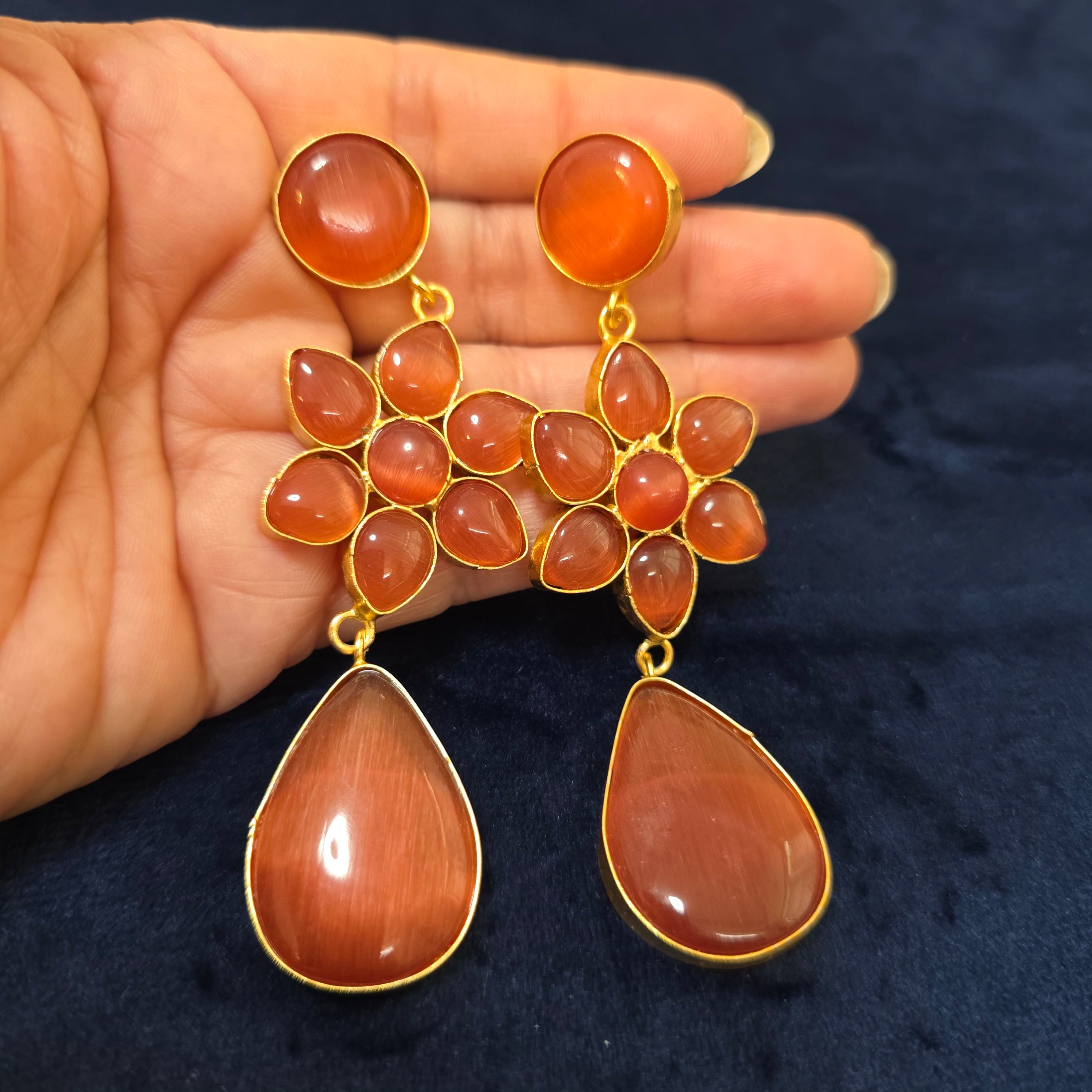 Flower Drop Earrings