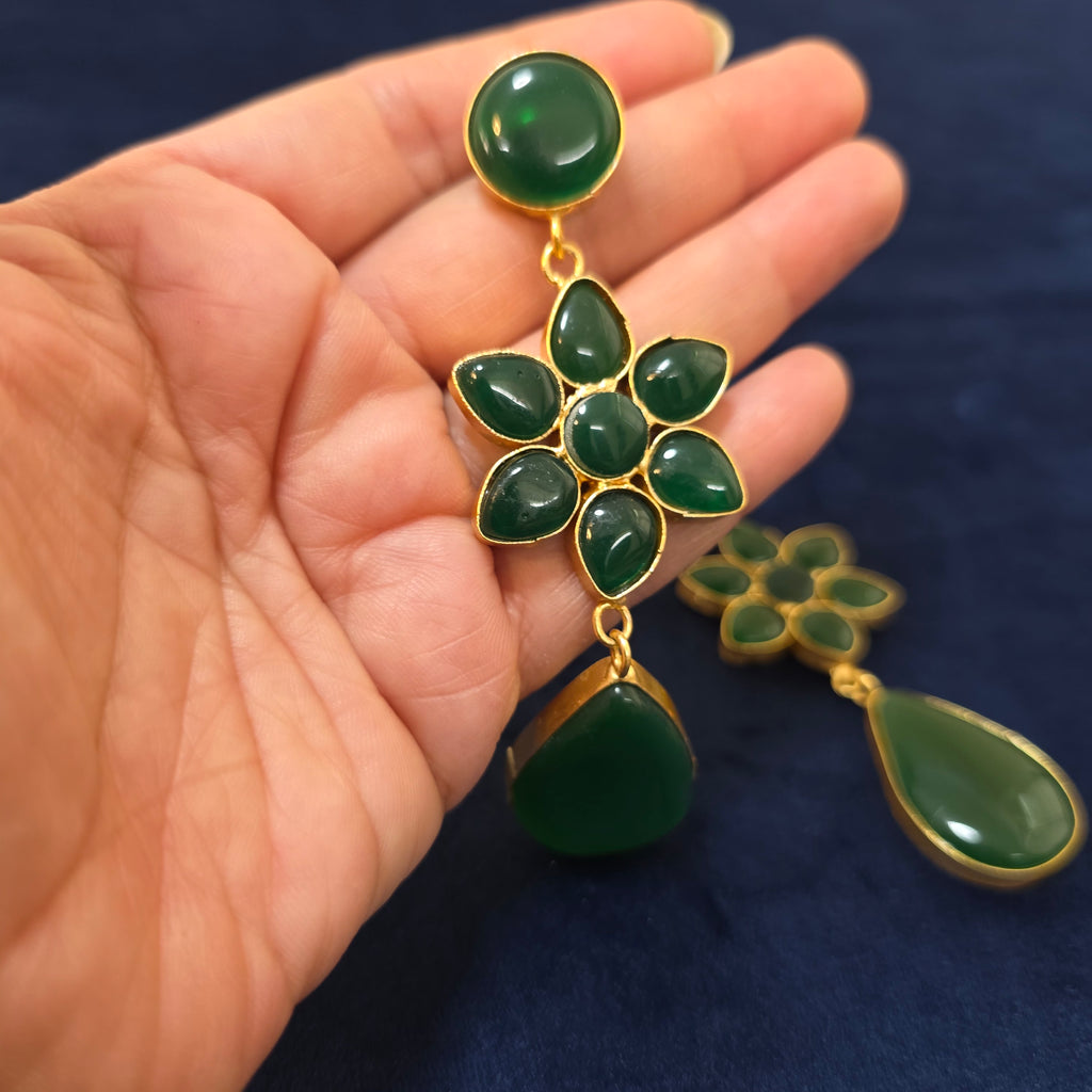 Flower Drop Earrings