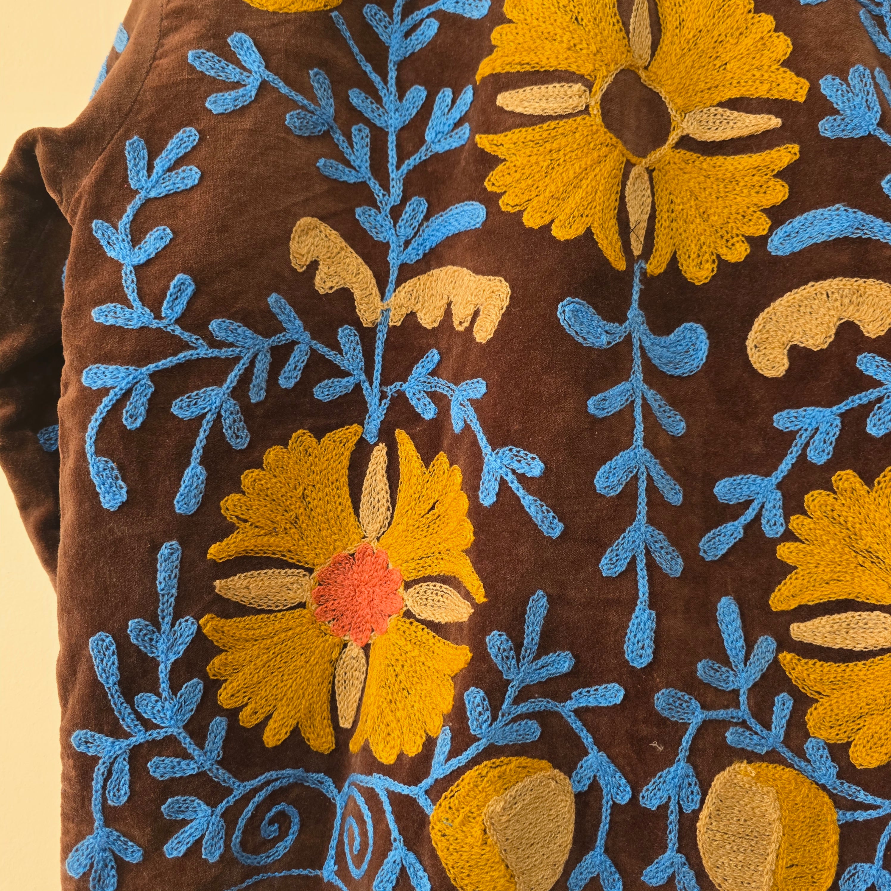 Blooming flower suzani jacket