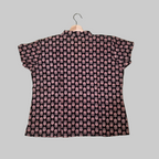 Cotton handblock short top