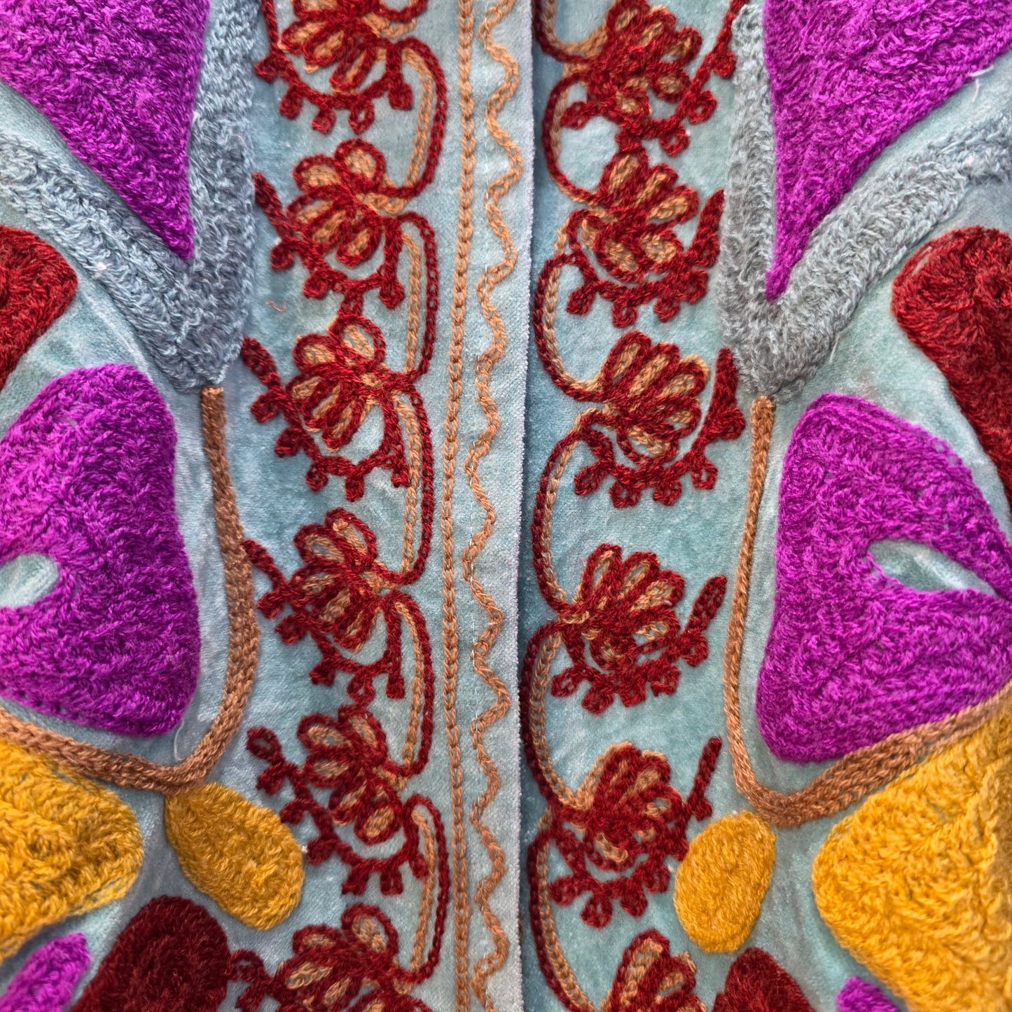 Wild Flower Velvet Suzani jacket