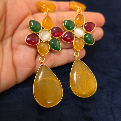 Flower Drop Earrings