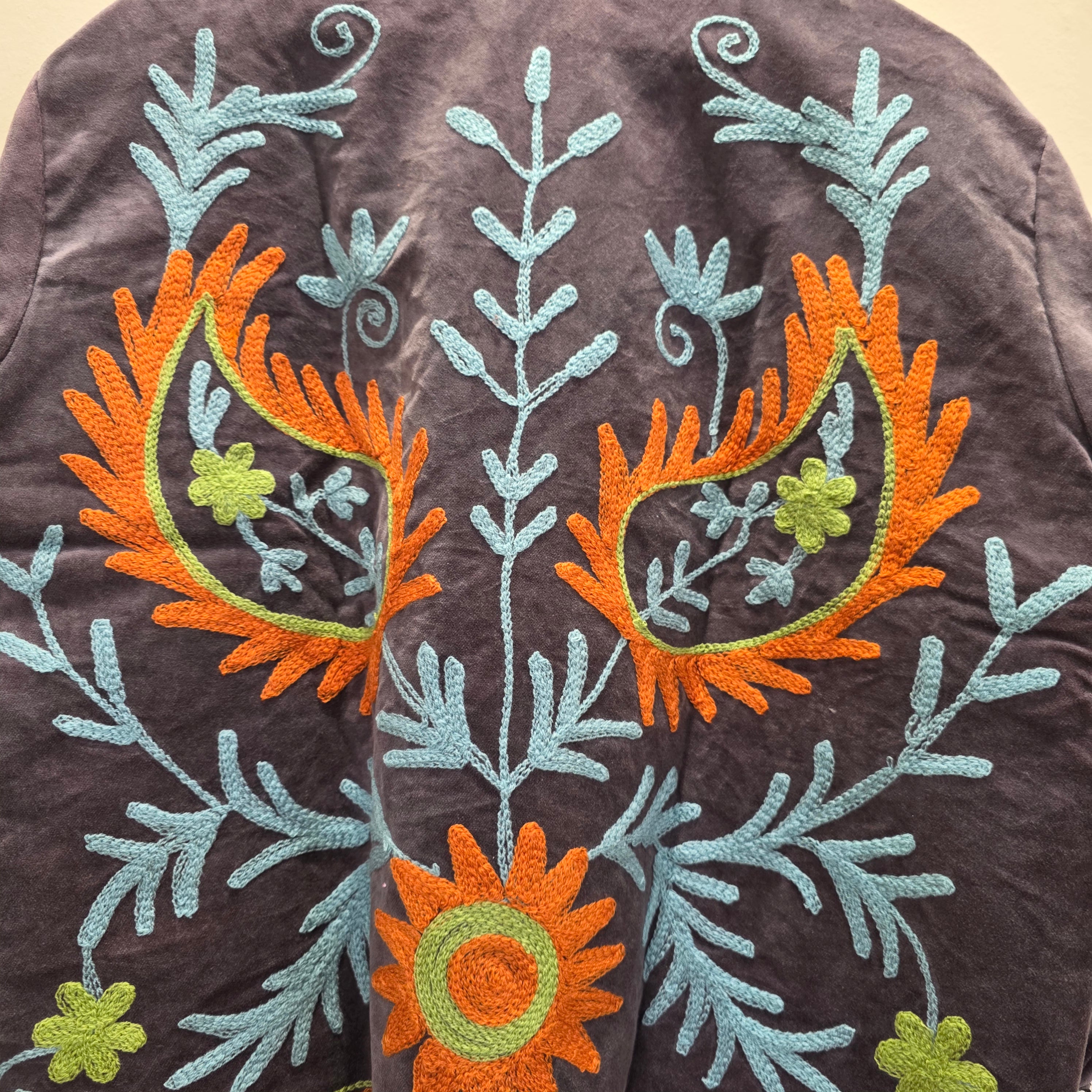 Mango Velvet Suzani jacket