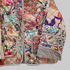 Handblock printed reversible jacket