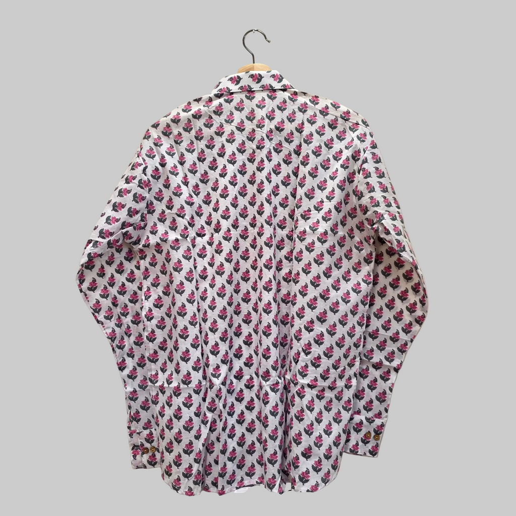 Cotton Handblock print shirt
