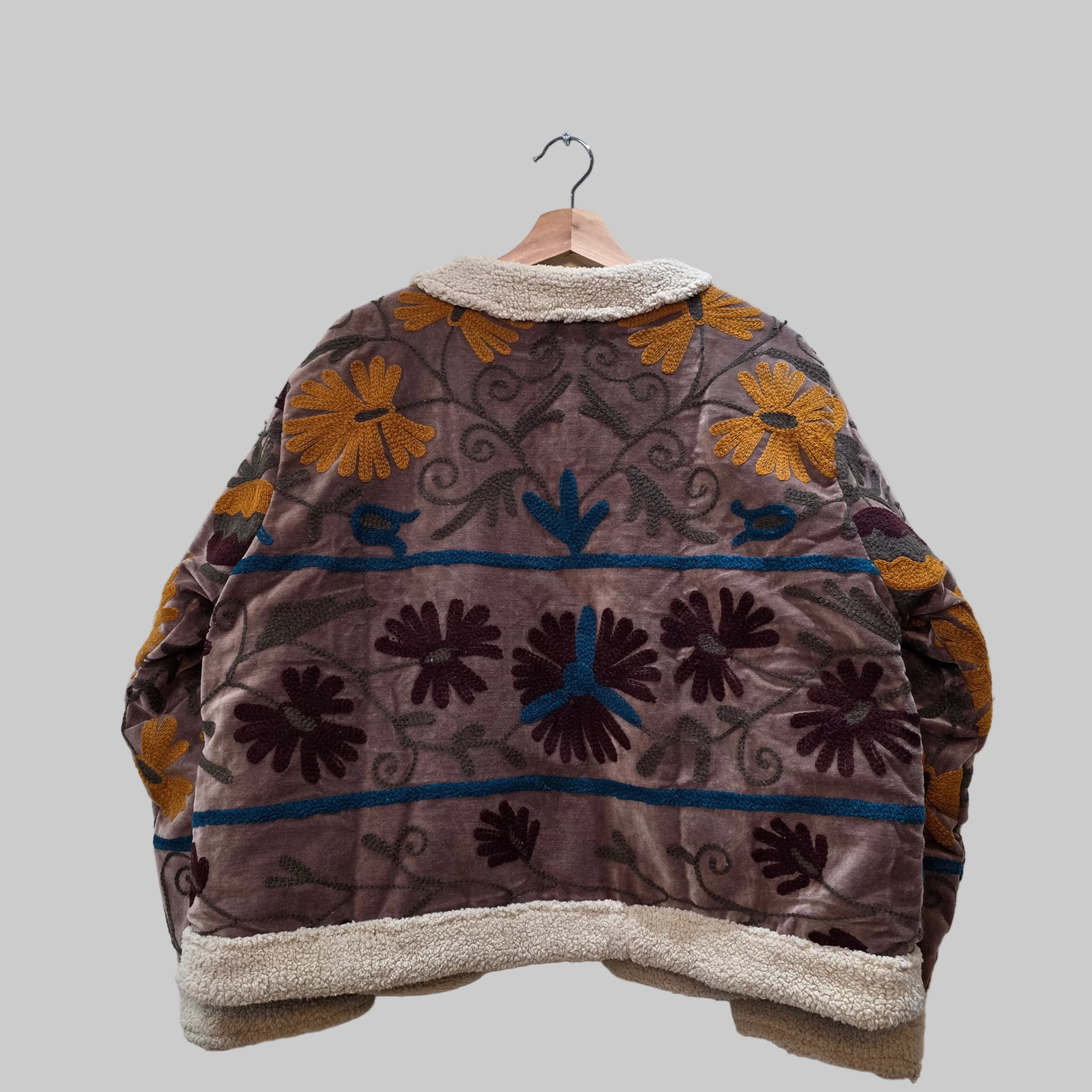 Teddy Velvet Suzani jacket