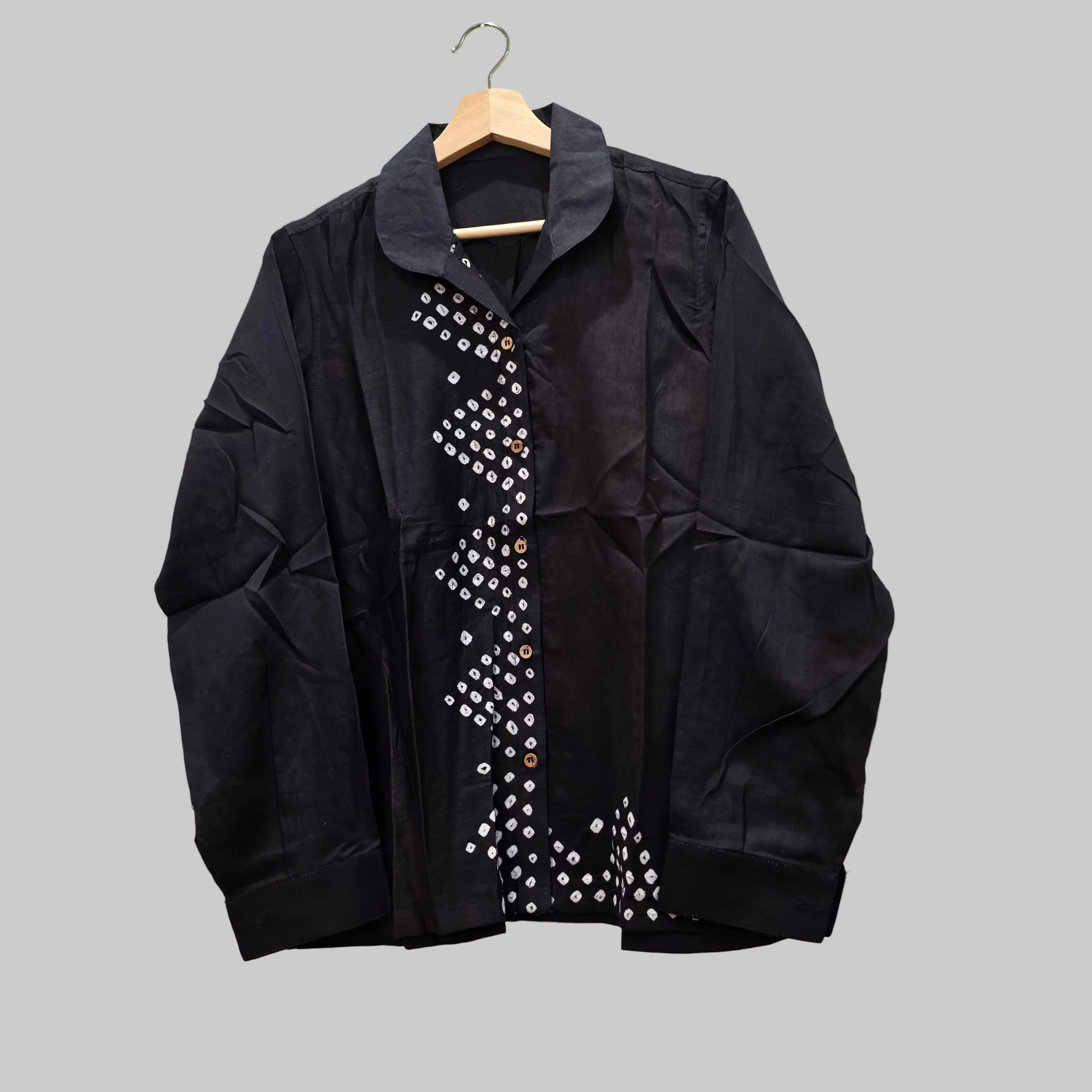 Black Bandhani Shirt
