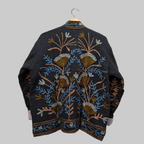 Flower Jute Suzani jacket