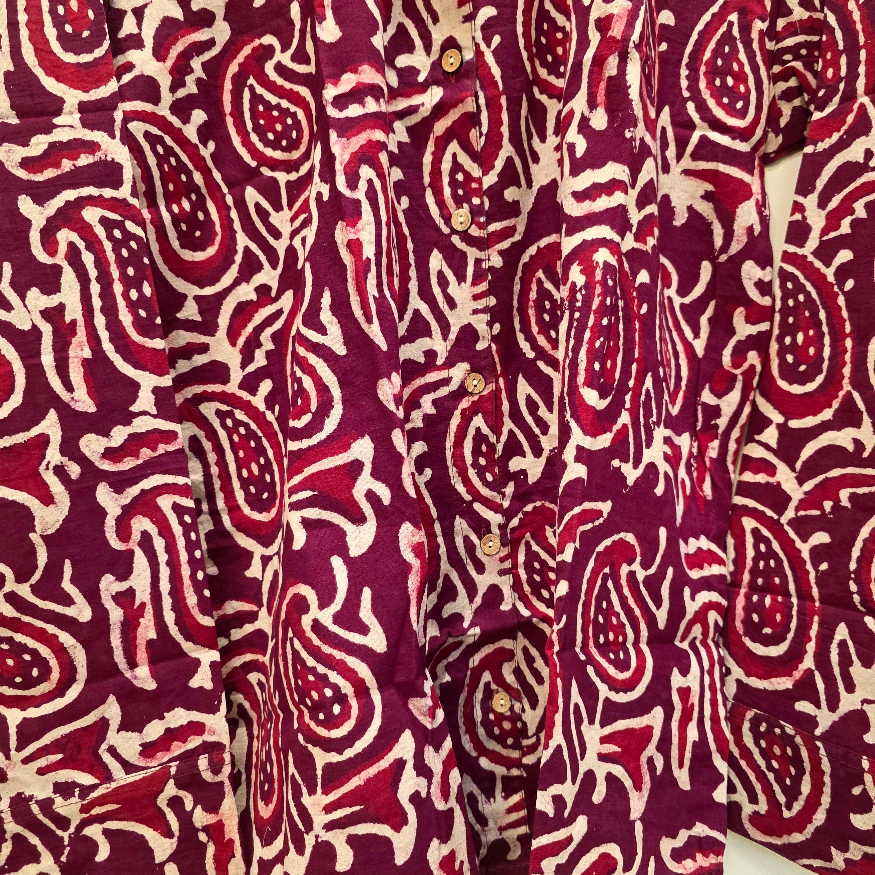 Cotton Handblock print shirt