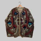 Mango Velvet Suzani jacket
