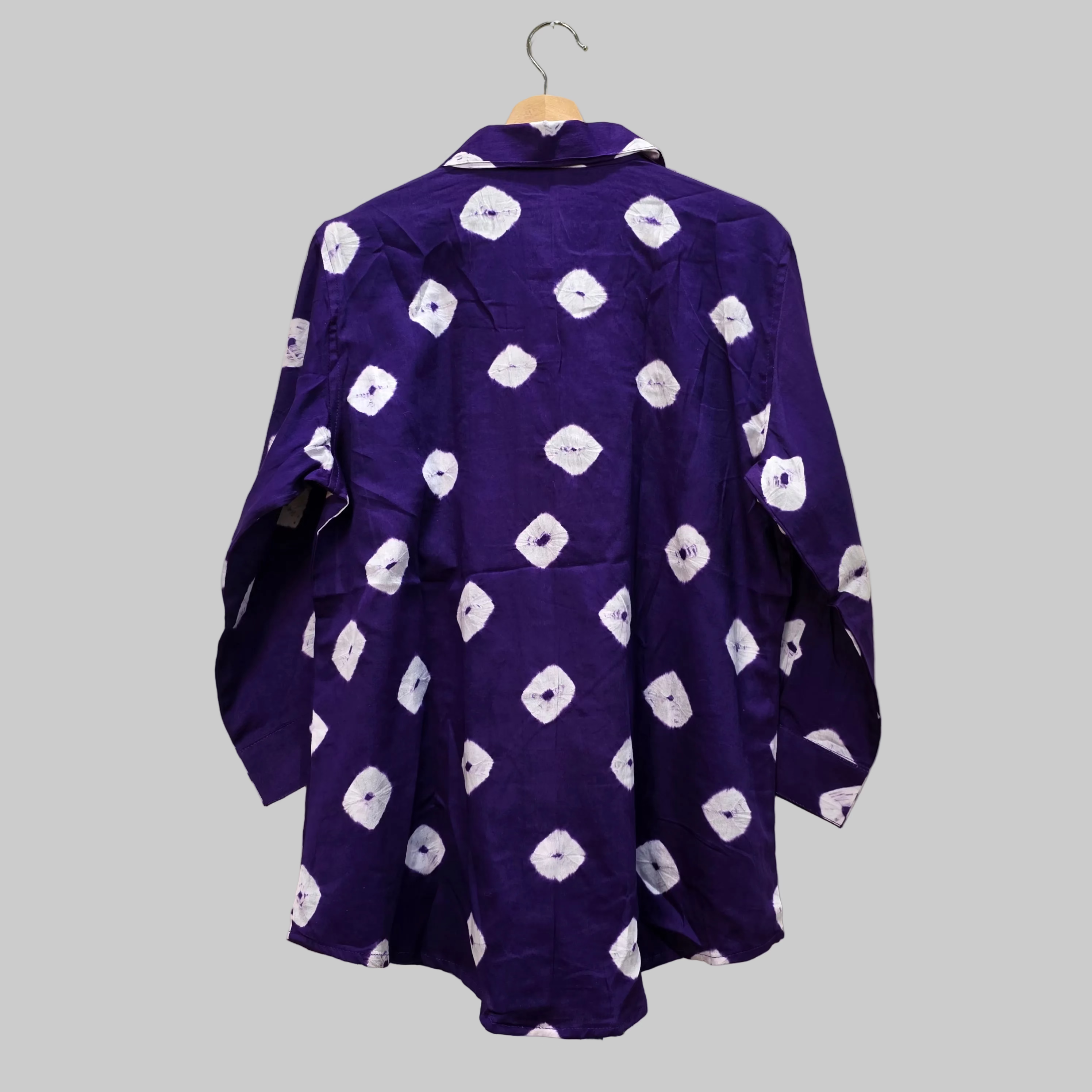 Purple half mandala blouse
