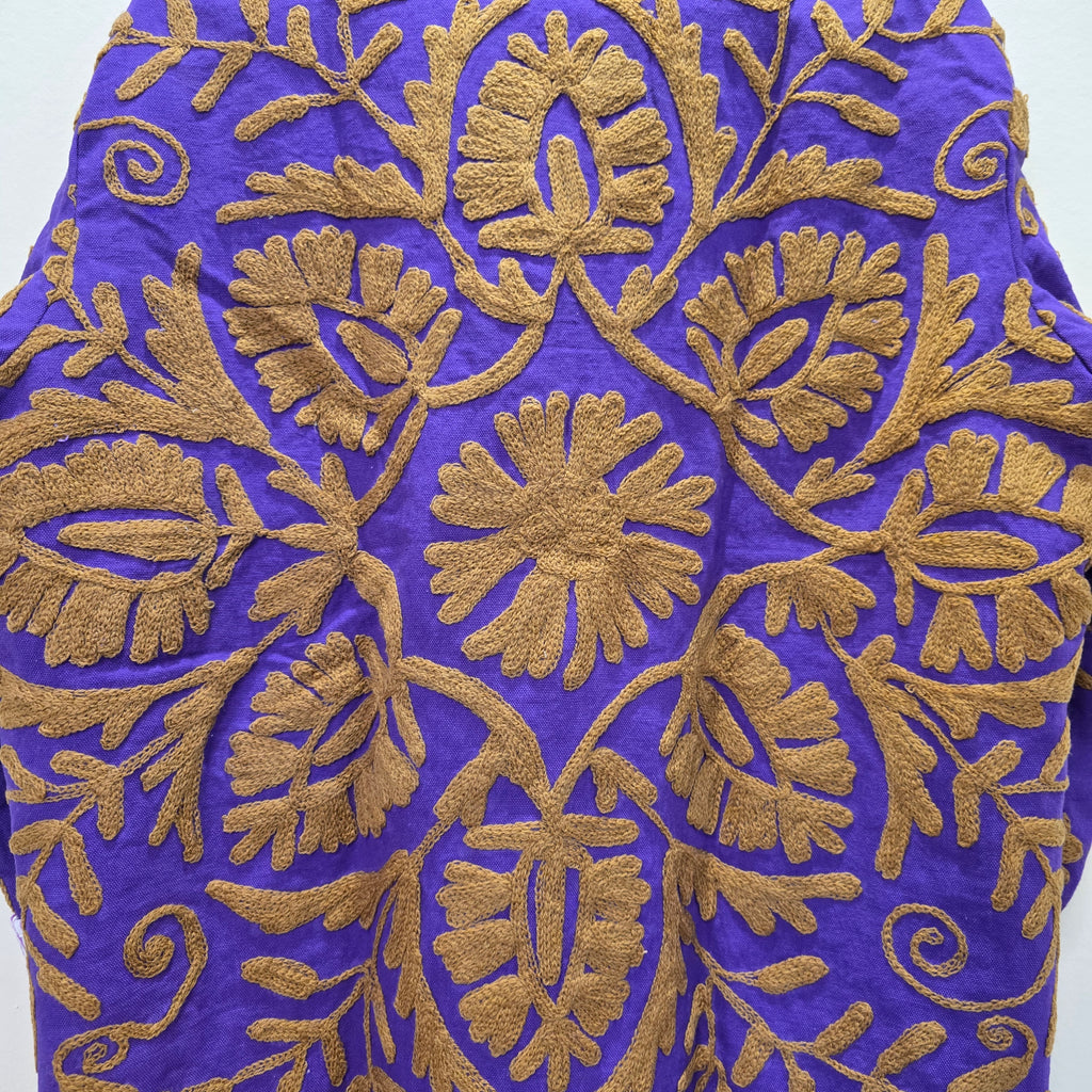 Cotton Suzani jacket, kimono style