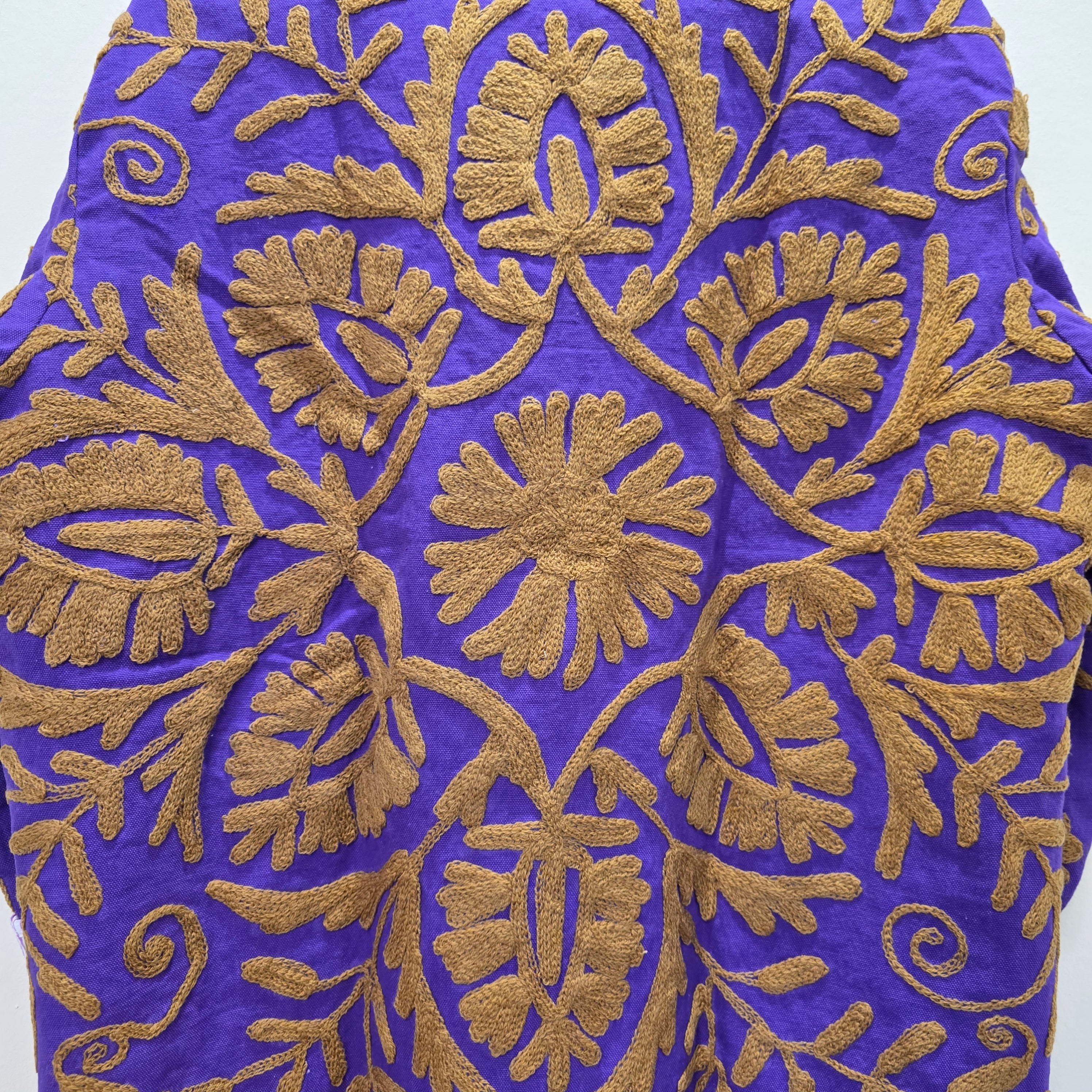 Cotton Suzani jacket, kimono style