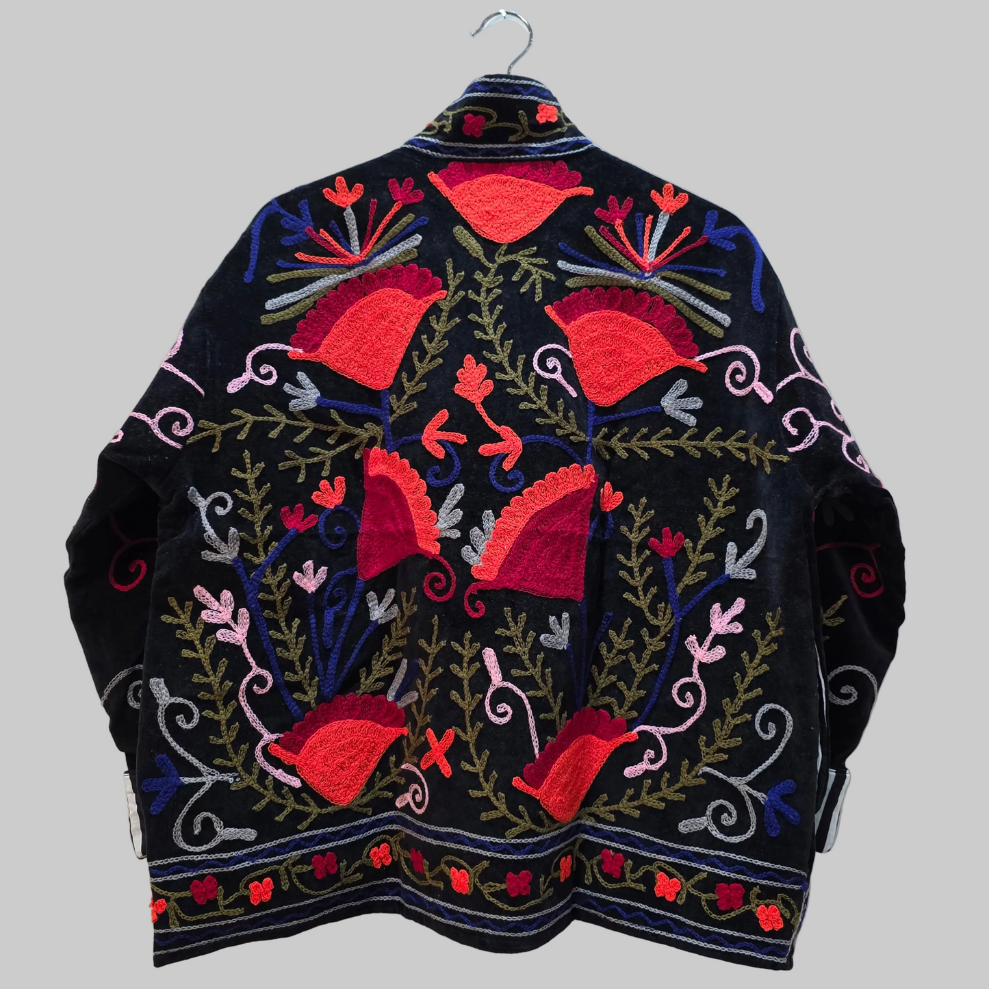 Flower Velvet Suzani jacket