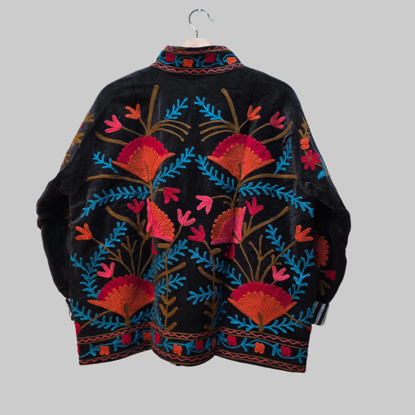 Flower Velvet Suzani jacket