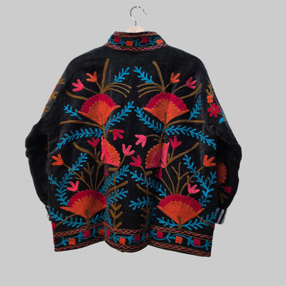 Flower Velvet Suzani jacket