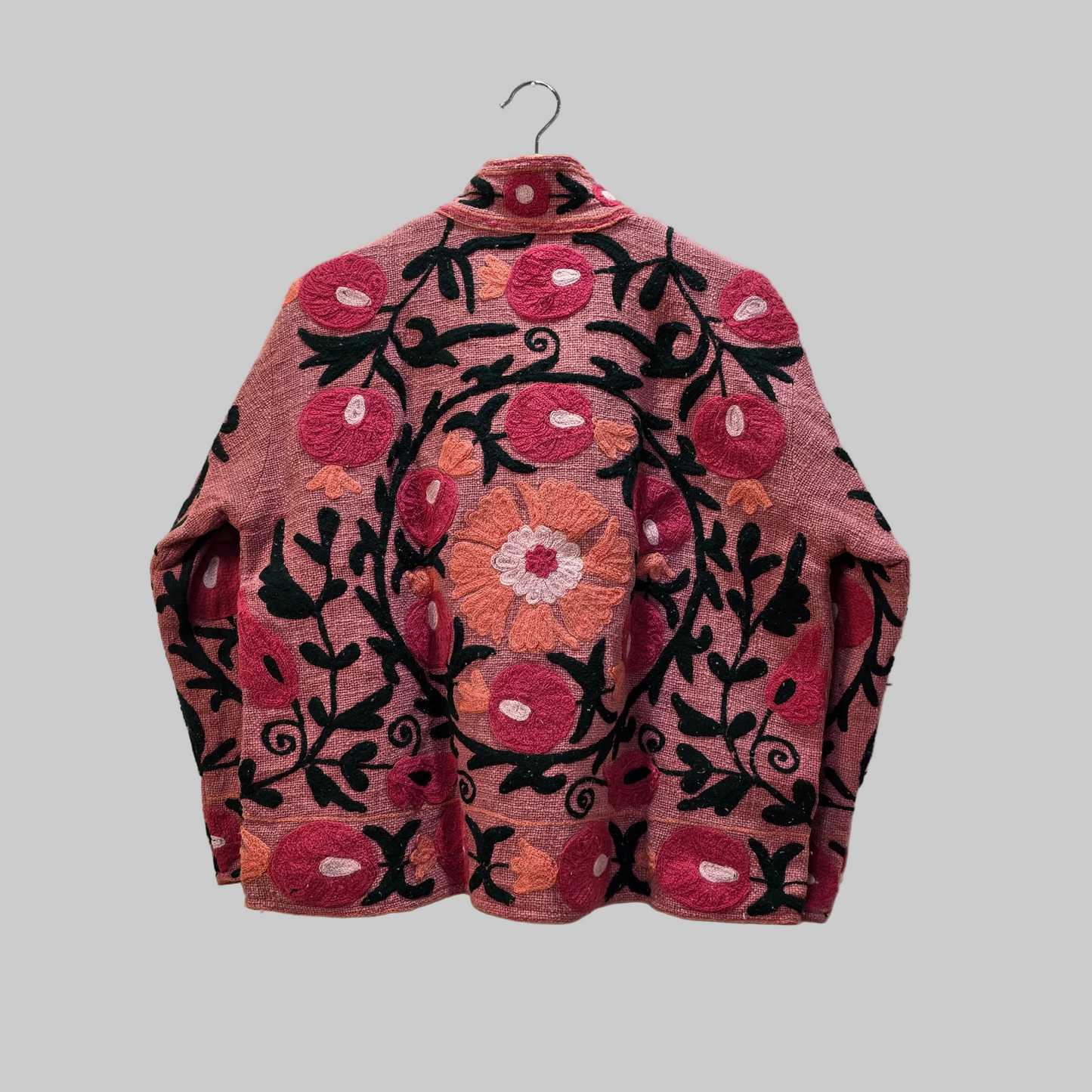 Pomegranate Jute Suzani jacket