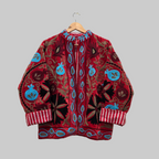 Pomegranate Velvet Suzani jacket