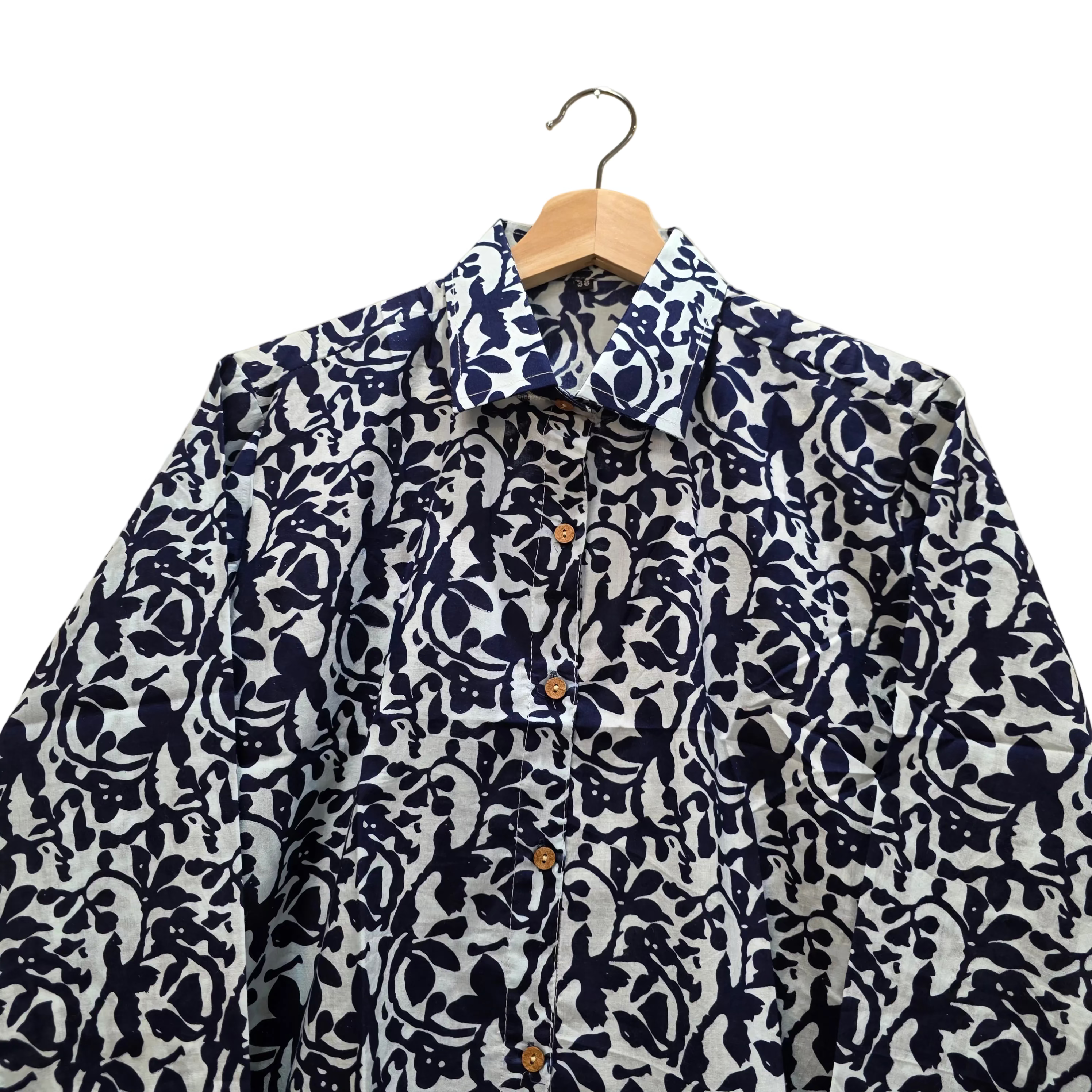 Cotton Handblock print shirt