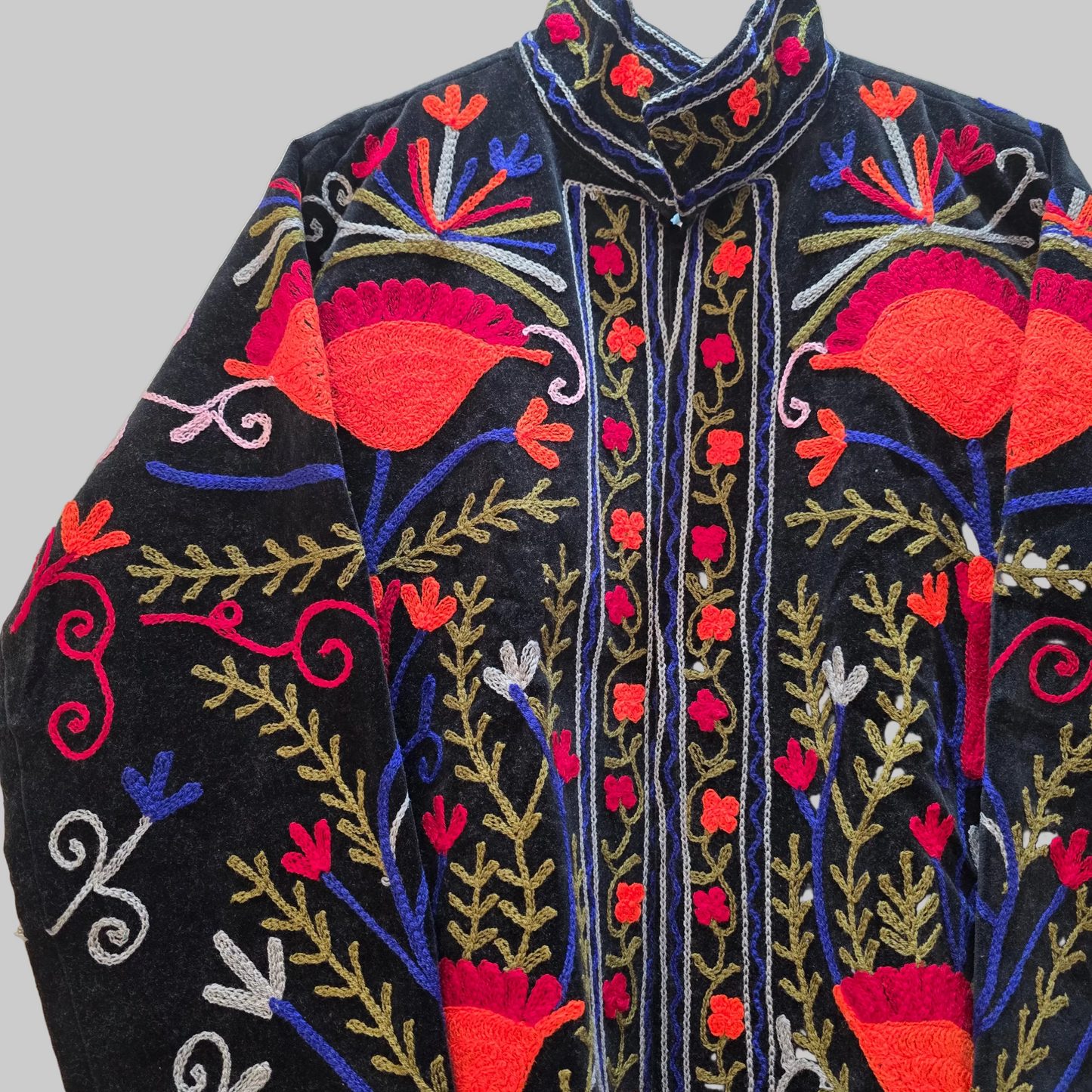 Flower Velvet Suzani jacket