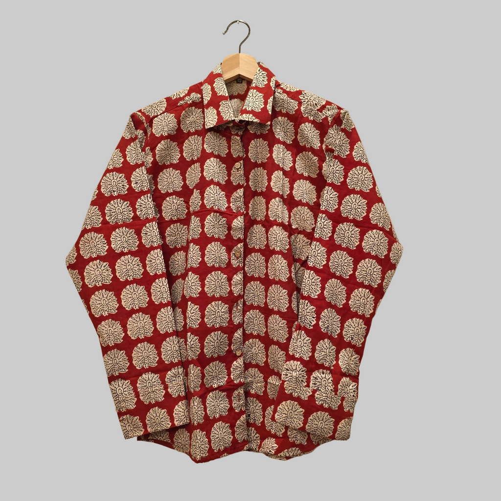 Cotton Handblock print shirt