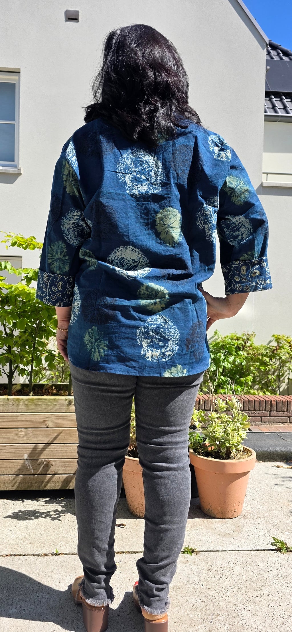 Cotton Ajrakh print shirt