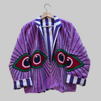 Eyes Velvet Suzani jacket
