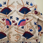 Flower Jute Suzani jacket